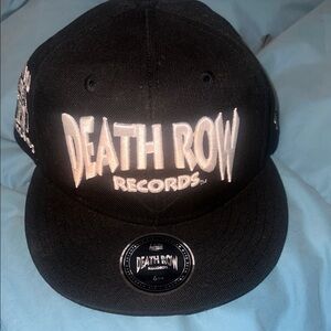 New! Death Row Records Black Cap- 6 7/8